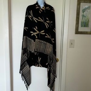 Batik Sarong  dragonfly Indonesian hand-dyed